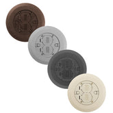 Hubbell PFBCBLA Round Plastic Floor Box Combination Cover and Flange